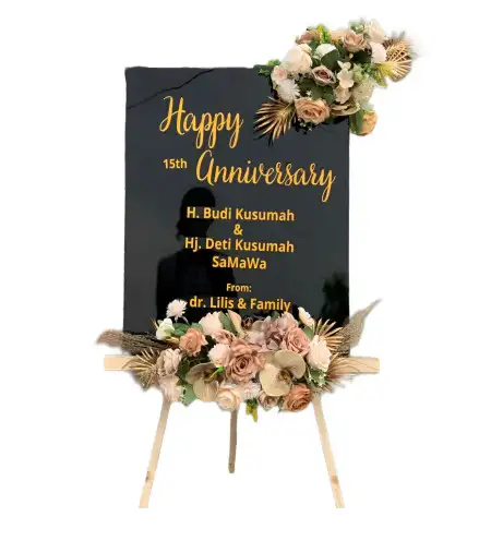 Papan Bunga Akrilik Raya